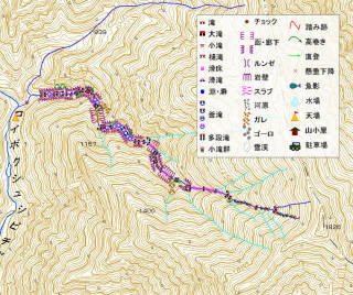 一八二三峰北西面直登沢[image/jpeg:422kB]