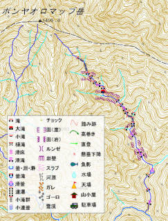 ポンヤオロマップ岳南東面直登沢[image/jpeg:238kB]