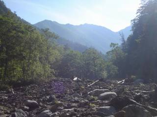 二岐沢の河原[image/jpeg:145kB]