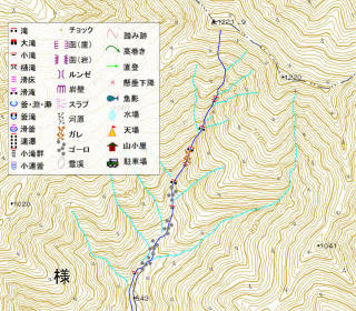 斑計山南面直登沢[image/jpeg:186kB]
