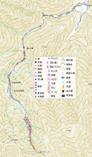 美幌岳北面直登沢[image/jpeg:316kB]