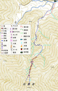 広尾岳北面直登沢[image/jpeg:217kB]