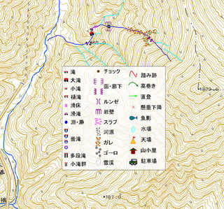 オムシャヌプリ北西面沢遡行図[image/jpeg:348kB]