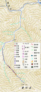 豊似岳北西面沢遡行図[image/jpeg:289kB]